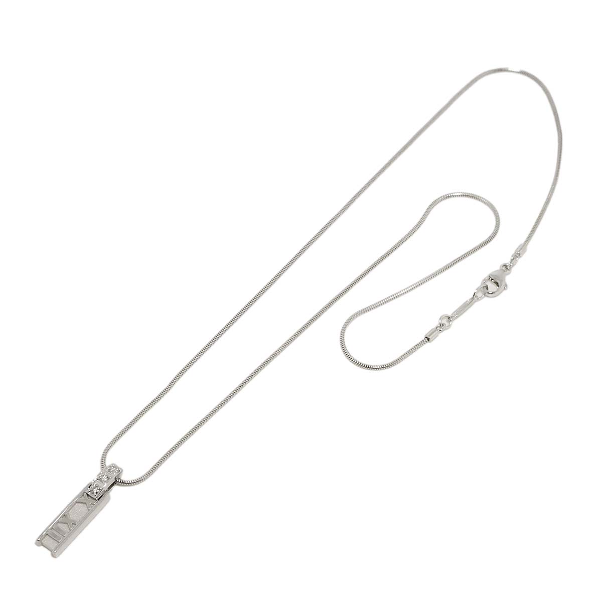 Atlas Diamond Necklace 18K White Gold 750