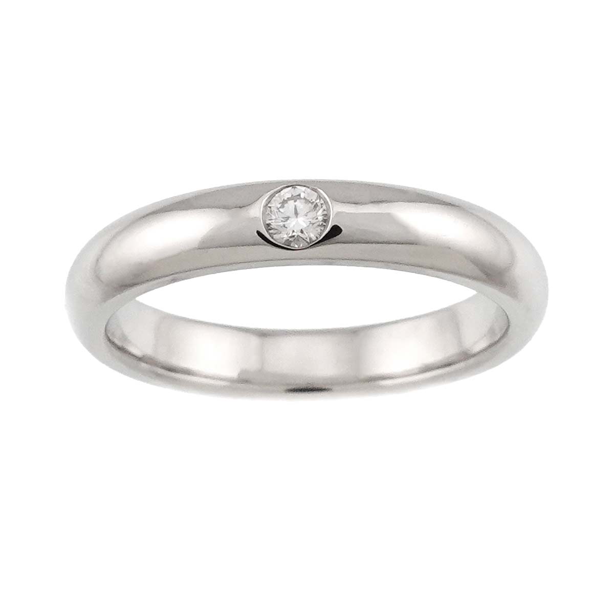 Diamond Ring Pt Platinum size4(US)
