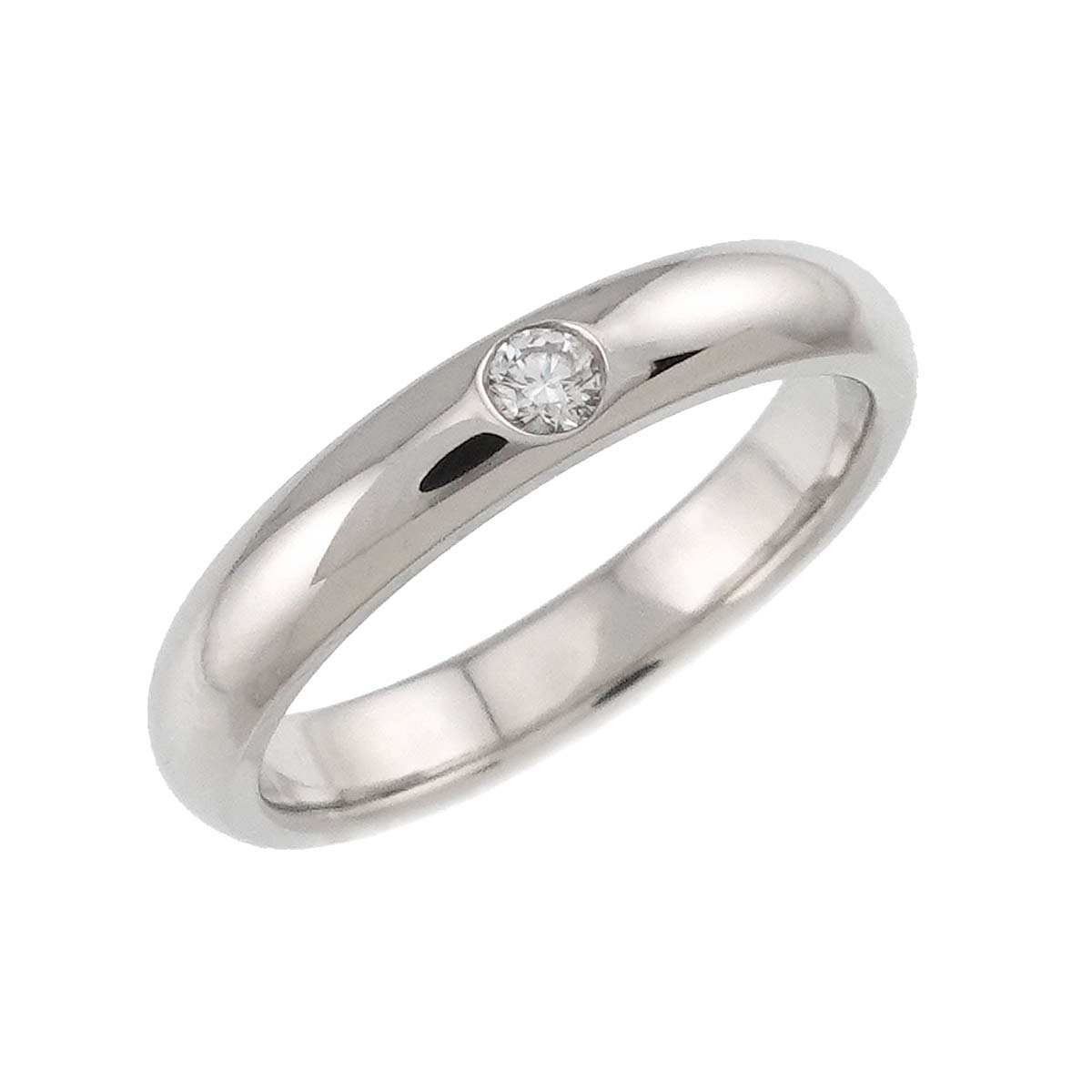 Diamond Ring Pt Platinum size4(US)