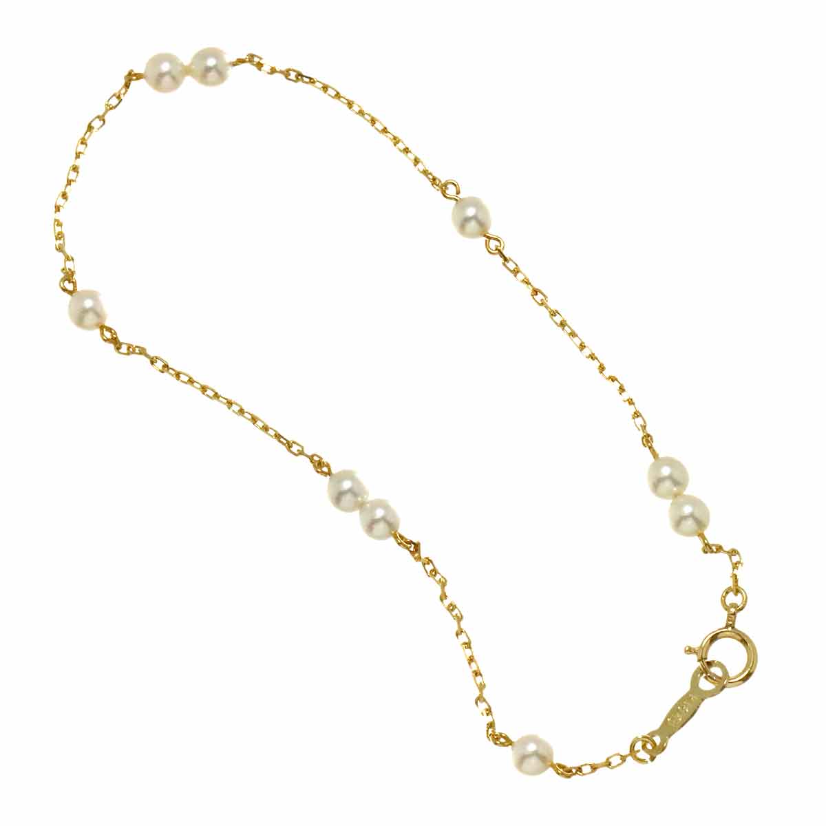 Baby Pearl 3.6-3.5mm Bracelet 18K YG 750