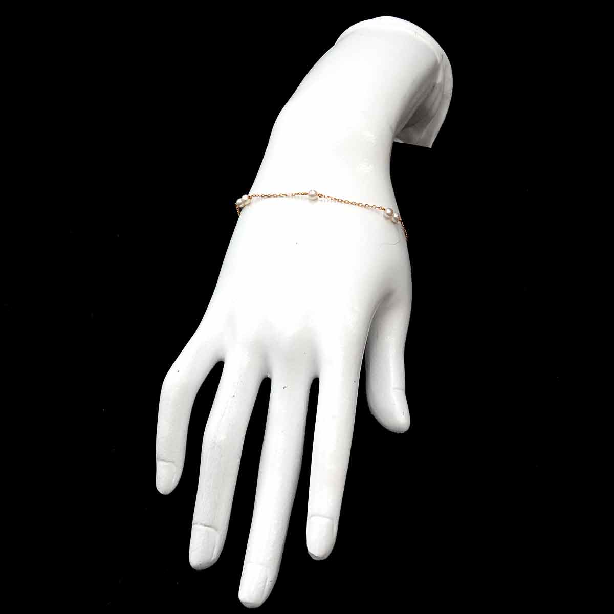 Baby Pearl 3.6-3.5mm Bracelet 18K YG 750