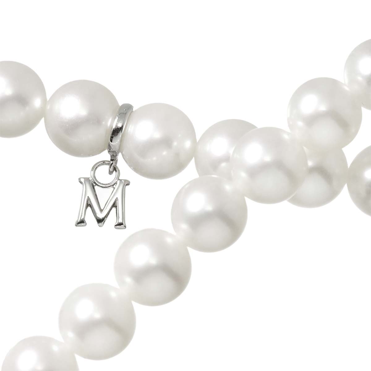 Akoya Pearl 8.7-6.4mm Necklace SV Silver