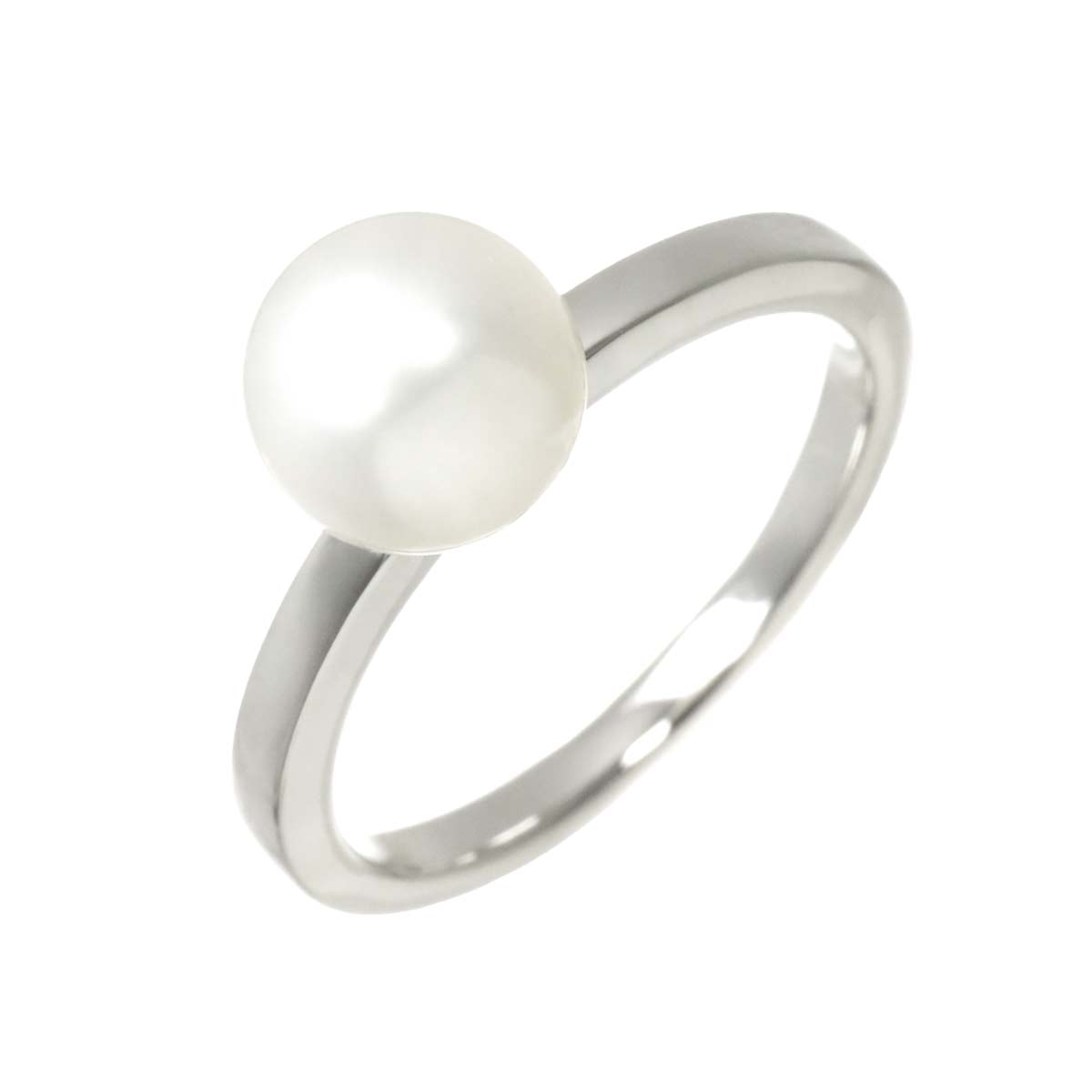 Akoya Pearl 8.0mm Ring Pt size6.75(US)