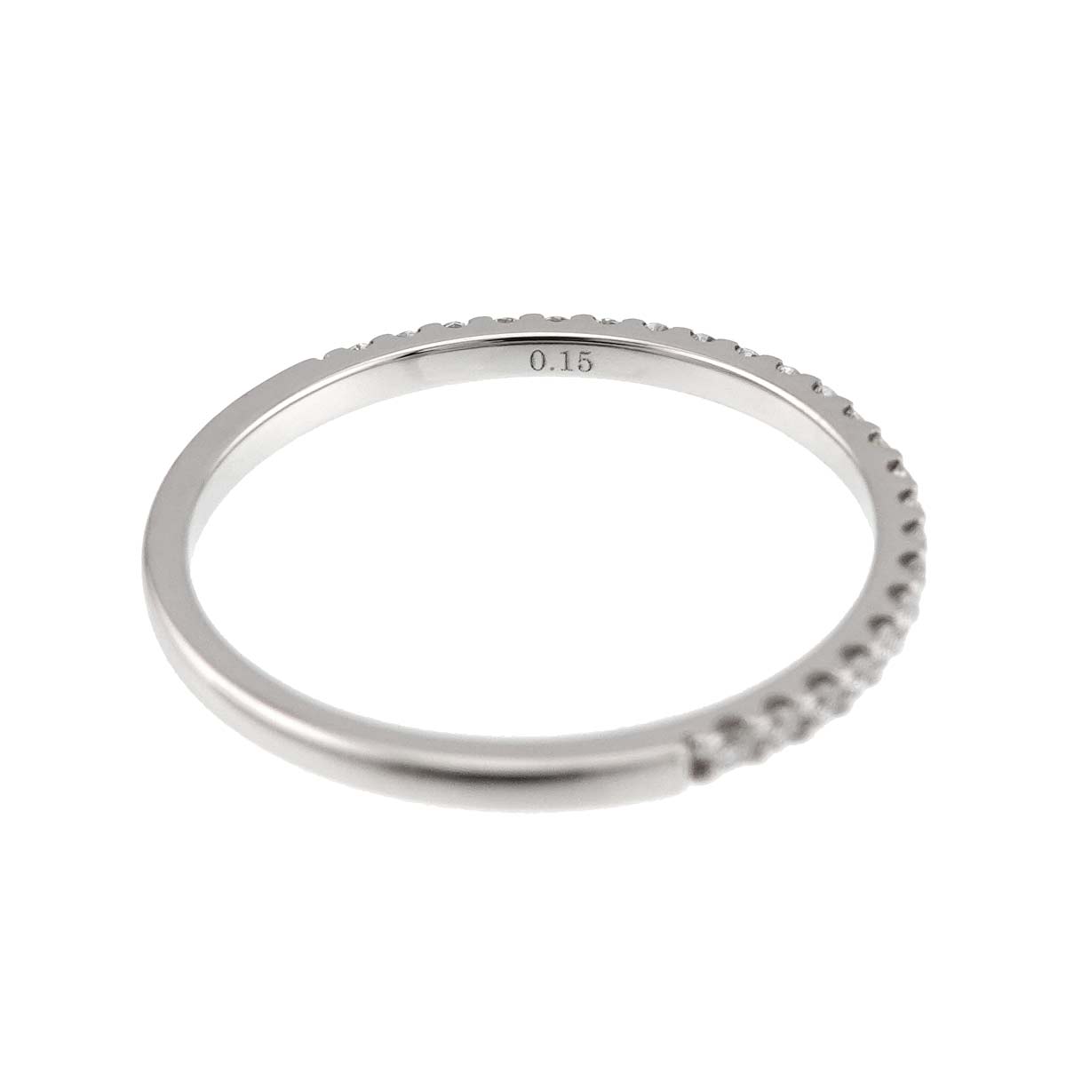 Half Diamond 0.15ct Ring Pt Platinum Size5.25(US)