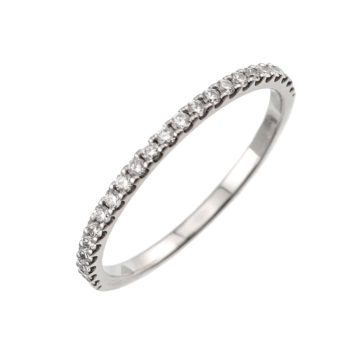 Half Diamond 0.15ct Ring Pt Platinum Size5.25(US)