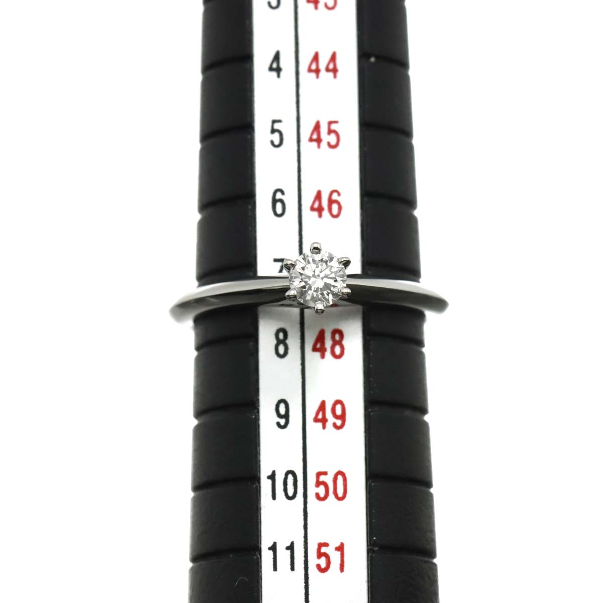 Diamond 0.18ct E/VVS2/3EX Ring Platinum Size4-4.5(US)