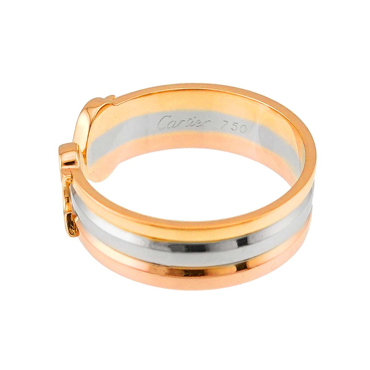 2C Ring 18K YG WG PG 750 Size50 4.75-5(US)