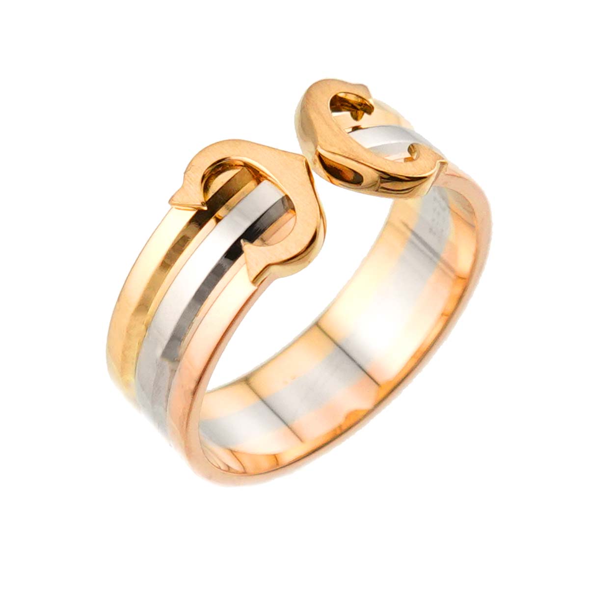 2C Ring 18K YG WG PG 750 Size50 4.75-5(US)