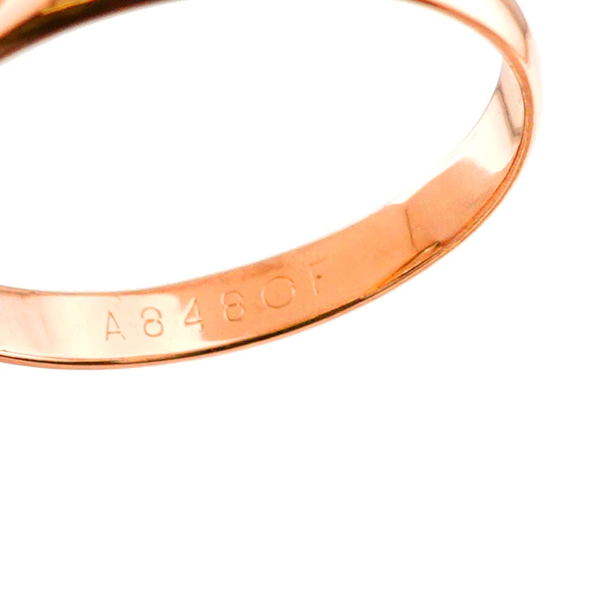 Trinity SM Ring 18K YG WG PG 750 Size49 4.75-5(US)