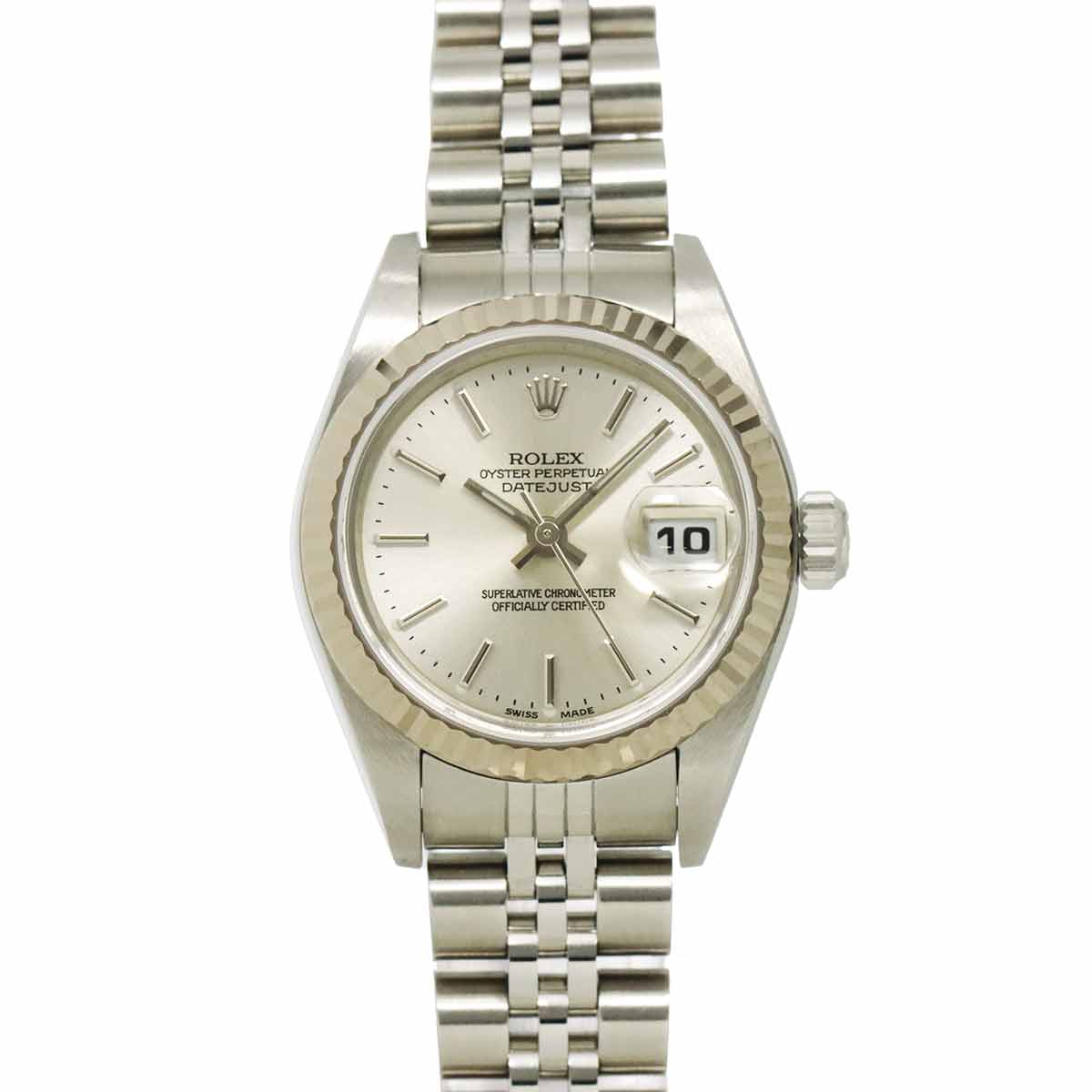 Datejust 79174 Serial F 750 WG White Dial Ladies Watch
