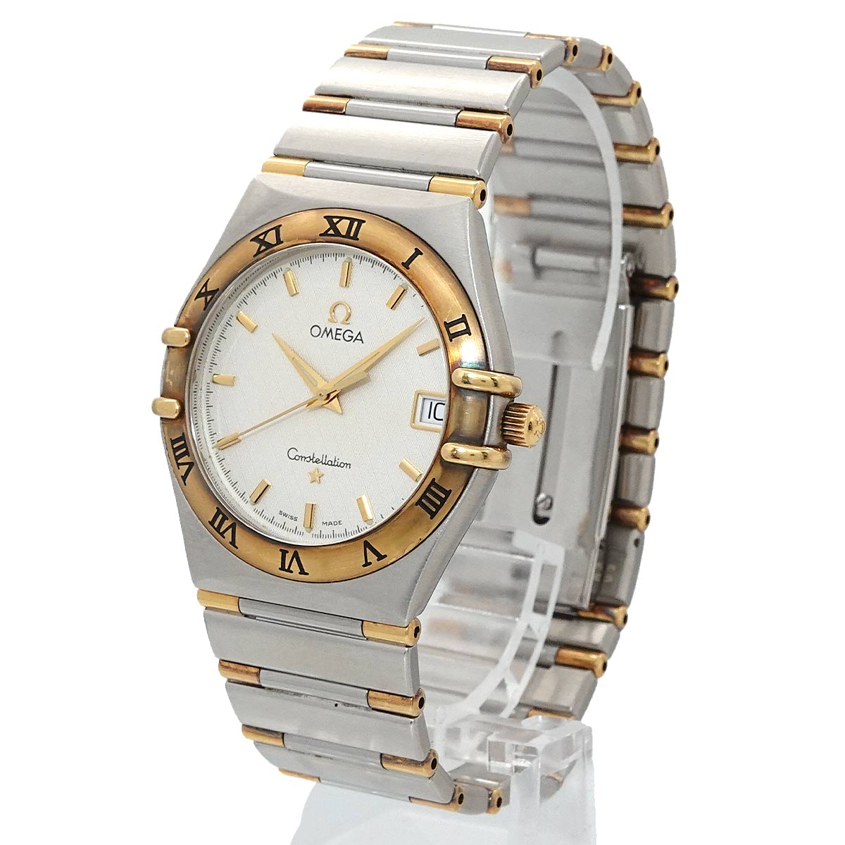 Constellation 1312 30 Quartz Silver Dial SS YG Watch