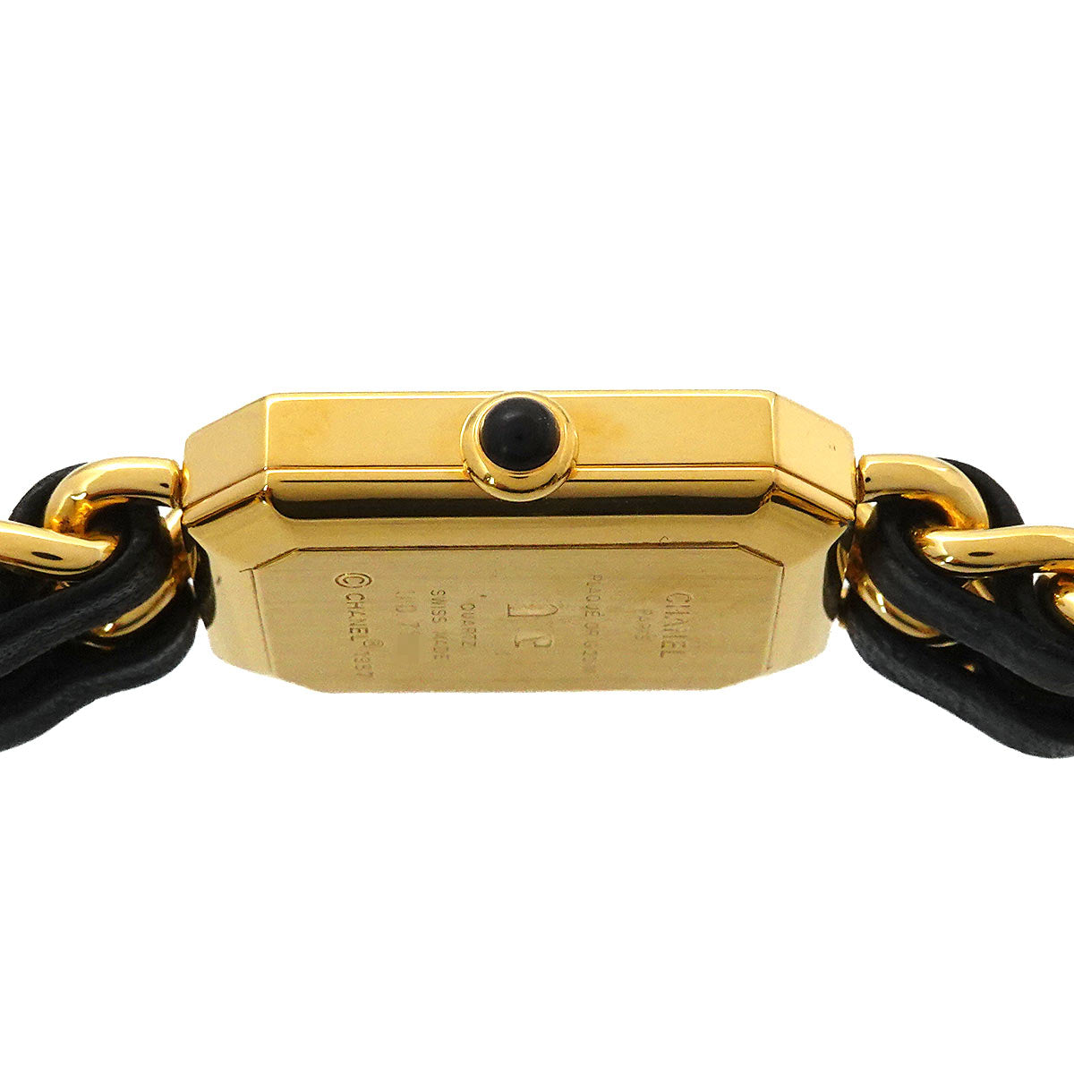 Premiere Size L H0001 Vintage Quartz Black Dial Ladies Watch