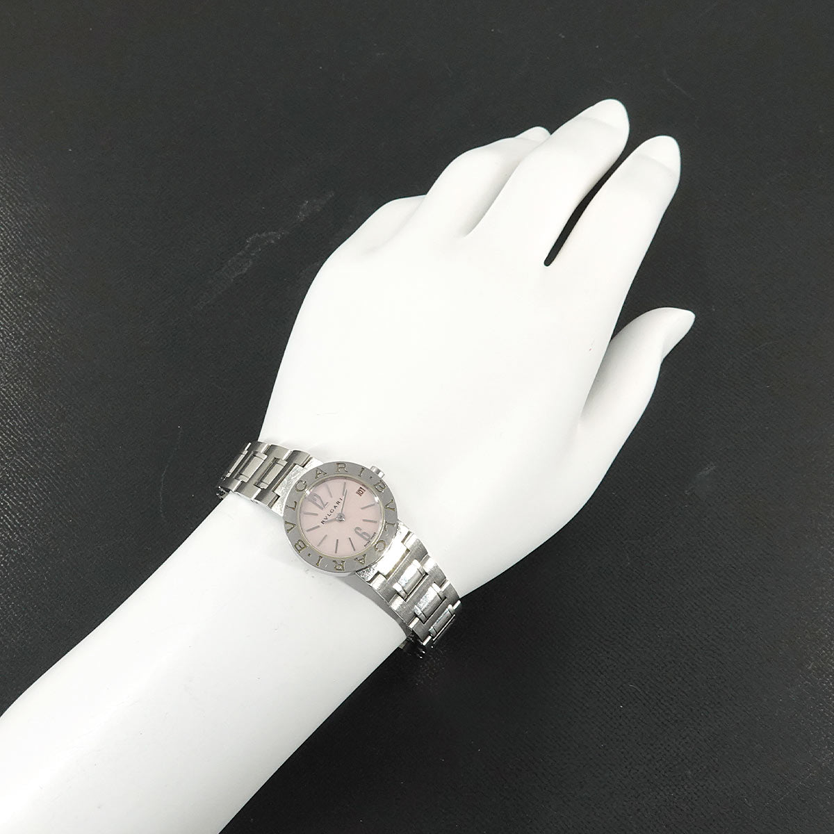 BVLGARIBVLGARI BB23SS Quartz Pink Shell Dial Ladies Watch