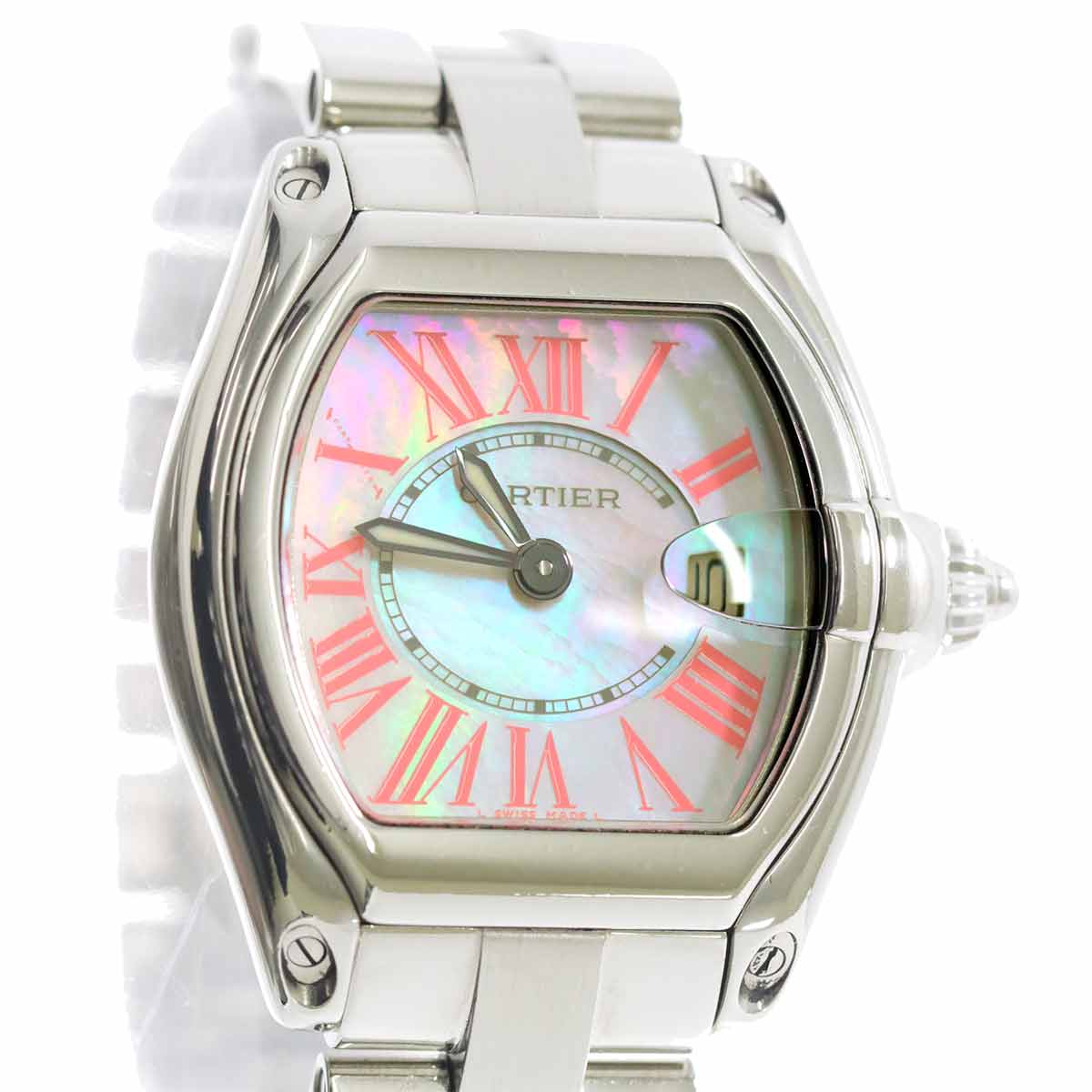 Roadster SM W6206006 2008 Christmas Quartz White Shell Dial