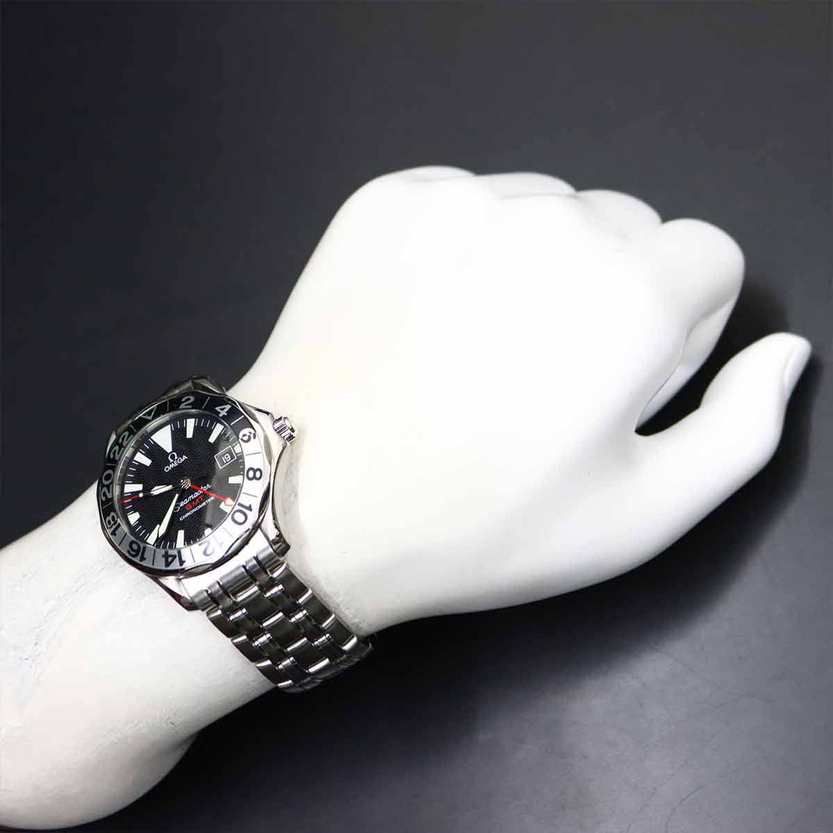 Seamaster 300 GMT 2534 50 Automatic Date Black Dial Men Watch