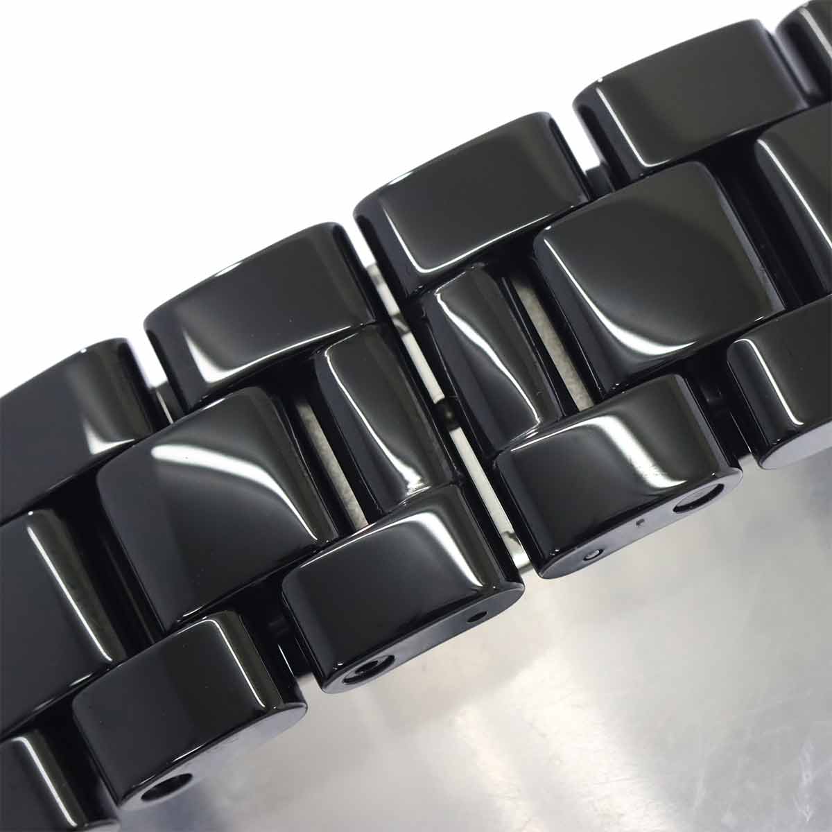 J12 H1626 38mm 12P Diamond Automatic Black Dial Mens Watch