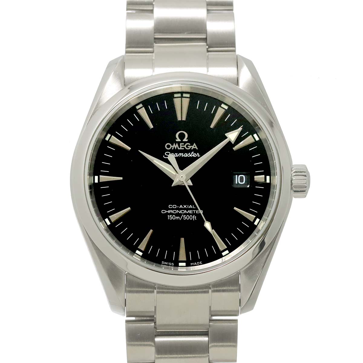 Seamaster Aqua Terra Co-axial 2503 50 Date Black Dial Mens