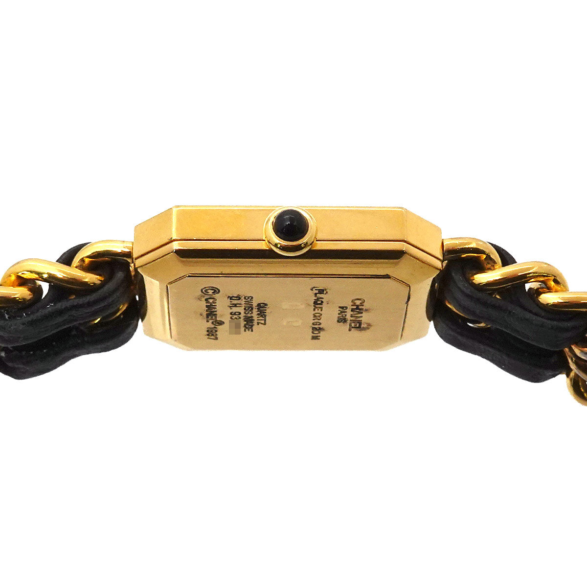 Premiere Size M H0001 Vintage Quartz Black Dial Ladies Watch