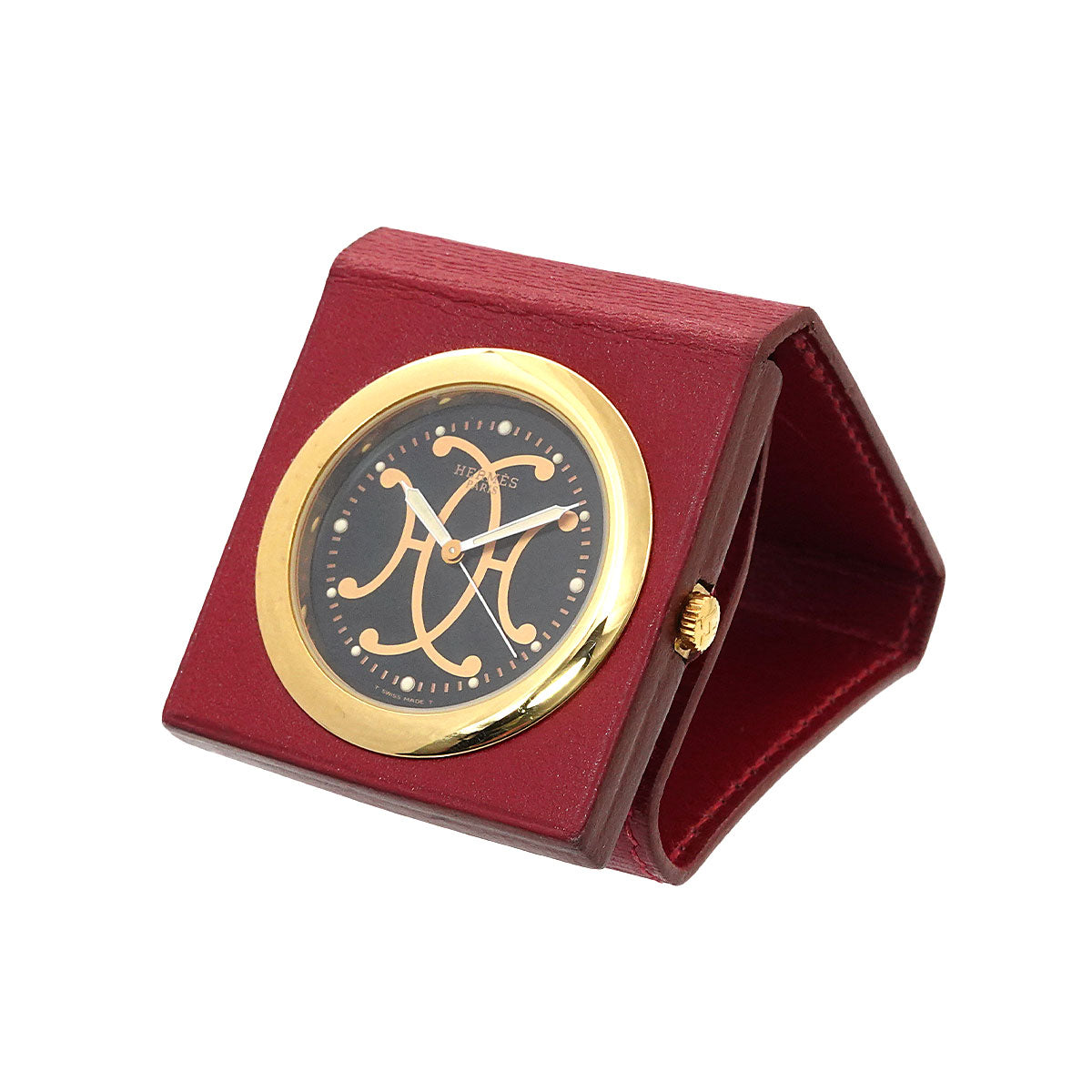 Travel Clock QU1.701 Black Dial Quartz Watch