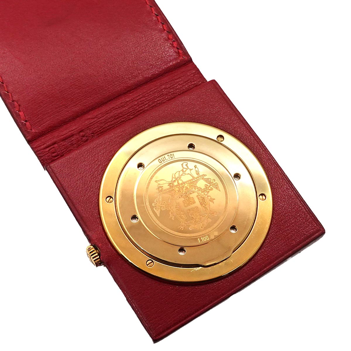 Travel Clock QU1.701 Black Dial Quartz Watch