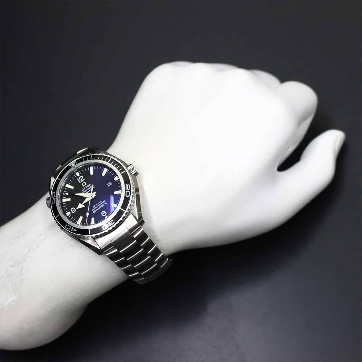 Seamaster Planet Ocean 2200 50 Automatic Date Black Dial Mens