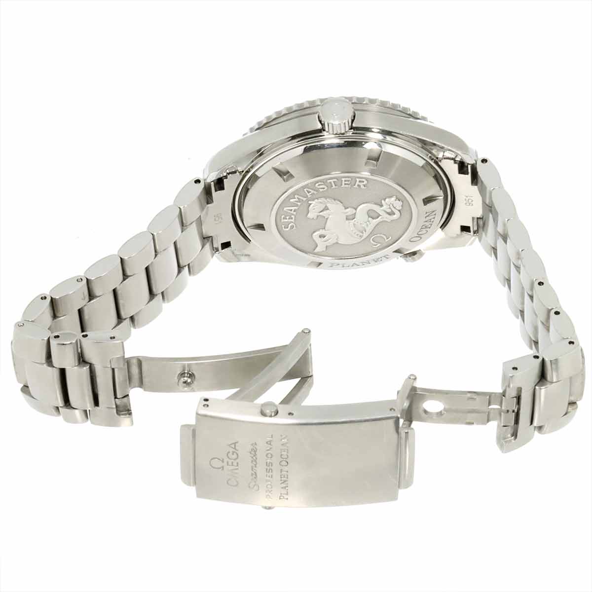 Seamaster Planet Ocean 2200 50 Automatic Date Black Dial Mens