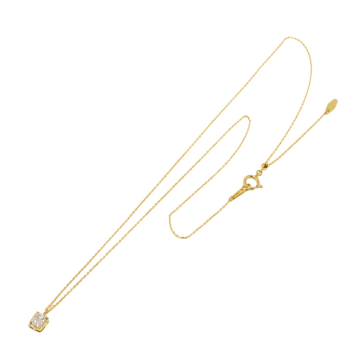 Diamond 0.410ct Necklace 18K YG Yellow Gold 750