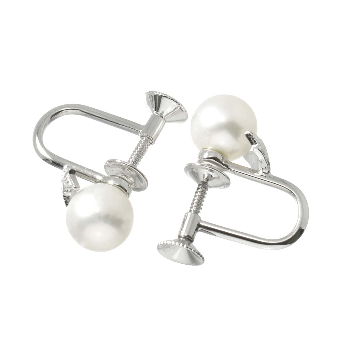 Akoya Pearl SV Necklace Earrings Two piece set