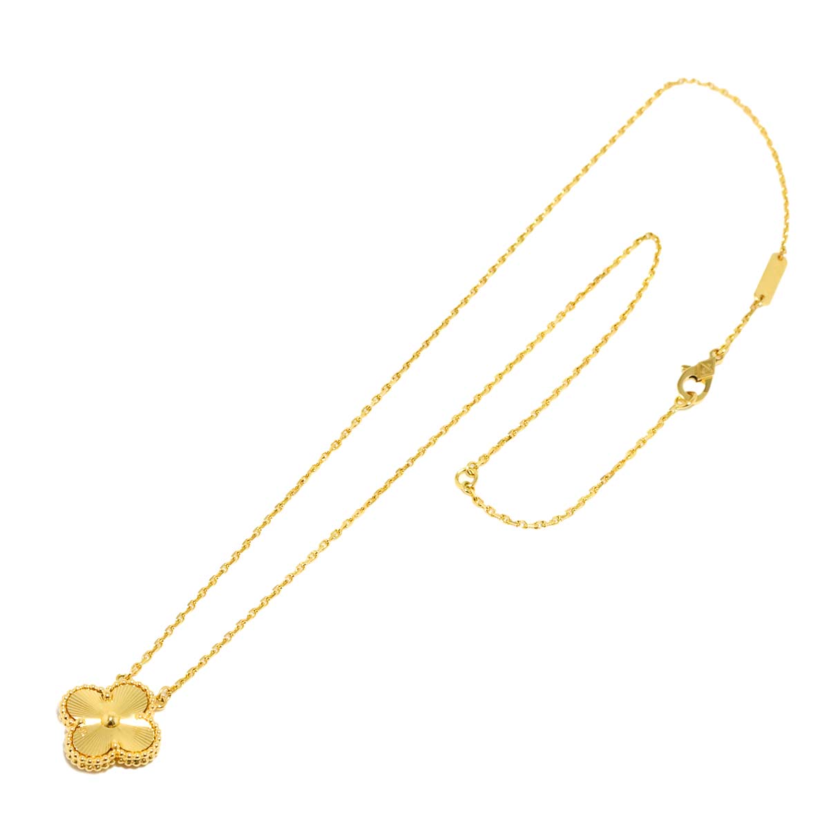 Vintage Alhambra Necklace 18K Yellow Gold 750