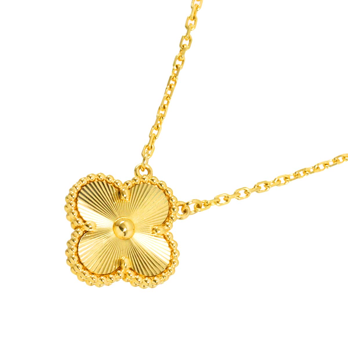 Vintage Alhambra Necklace 18K Yellow Gold 750