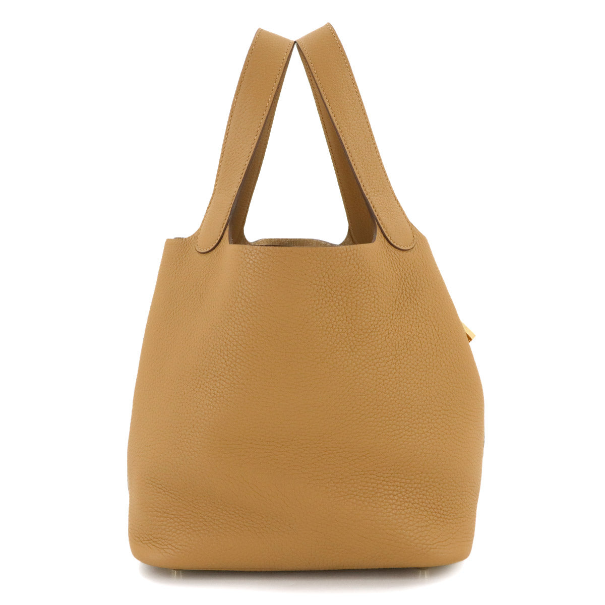 Picotin Lock MM Hand Bag Taurillon Clemence Biscuit Purse