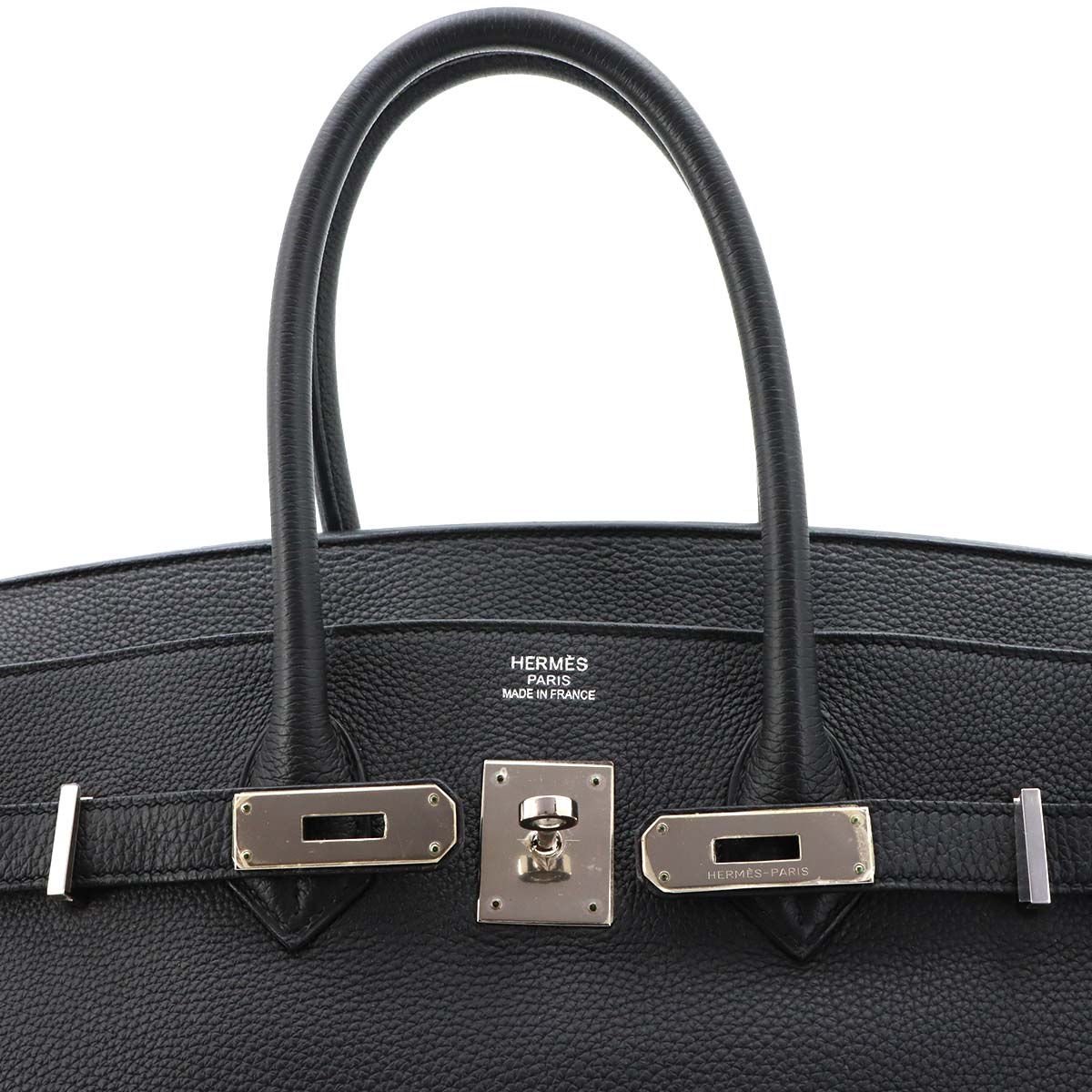 Birkin 35 Togo Black Hand Bag Purse