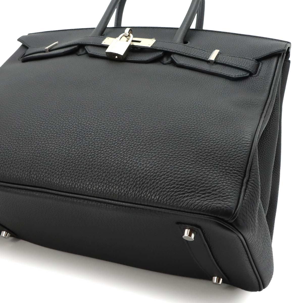 Birkin 35 Togo Black Hand Bag Purse