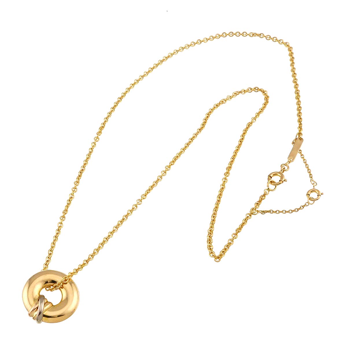 Trinity Necklace 18K YG WG PG 750