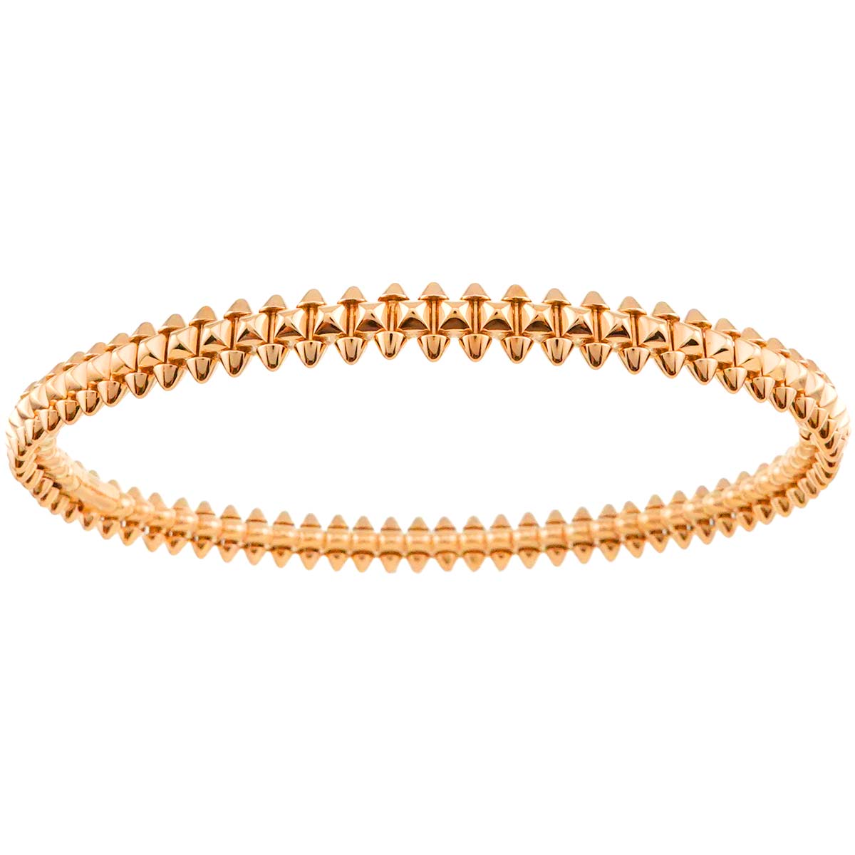 CLASH DE CARTIER SM Bracelet Bangle 18K Pink Gold 750 Size20