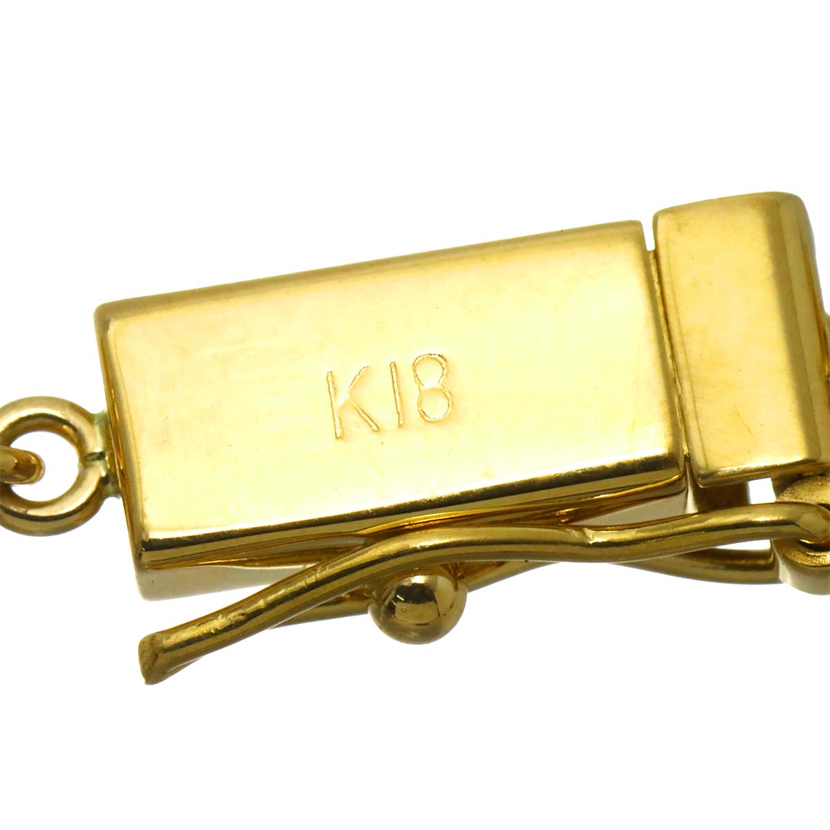 Diamond 0.38ct Sapphire 0.05ct Onyx Necklace Pt 18K YG