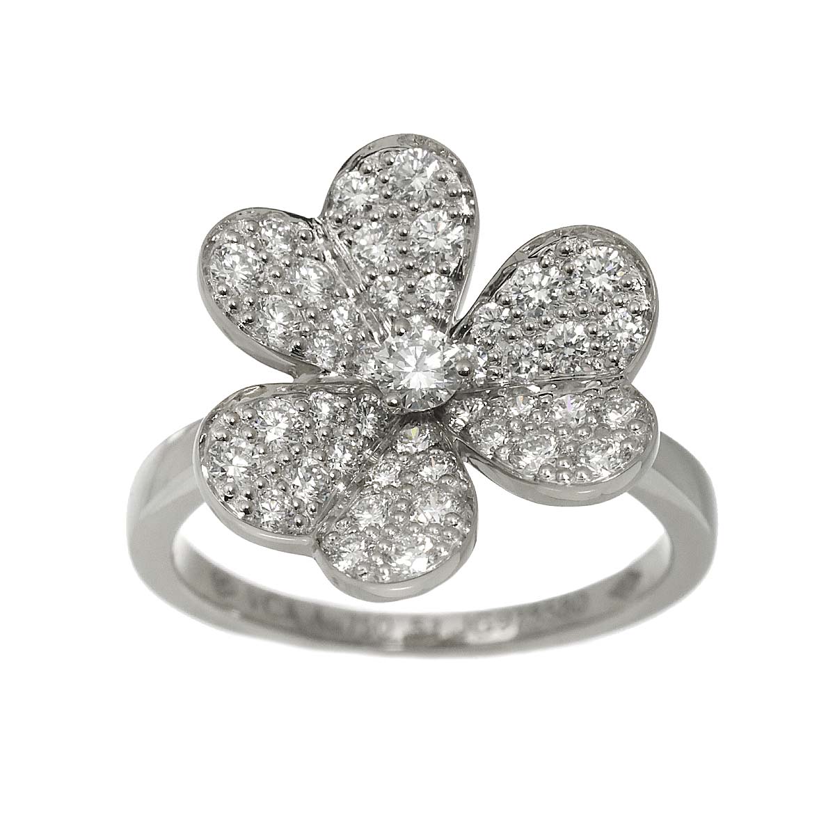 FRIVOLE Diamond Ring 18K WG 750 size51 5.5-5.75(US)