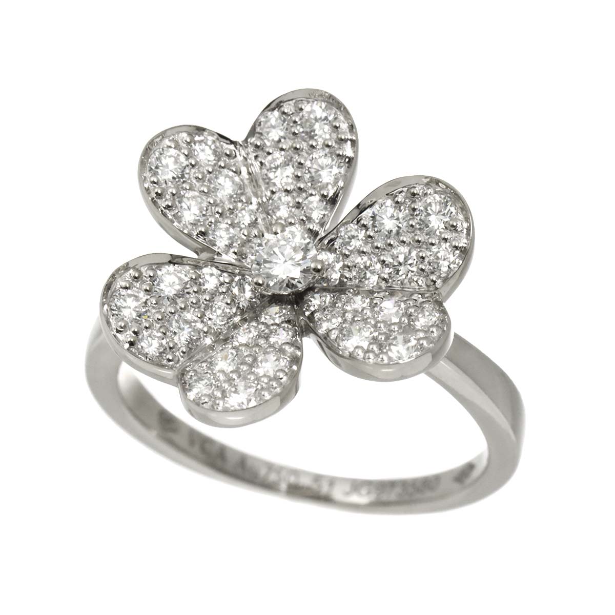 FRIVOLE Diamond Ring 18K WG 750 size51 5.5-5.75(US)