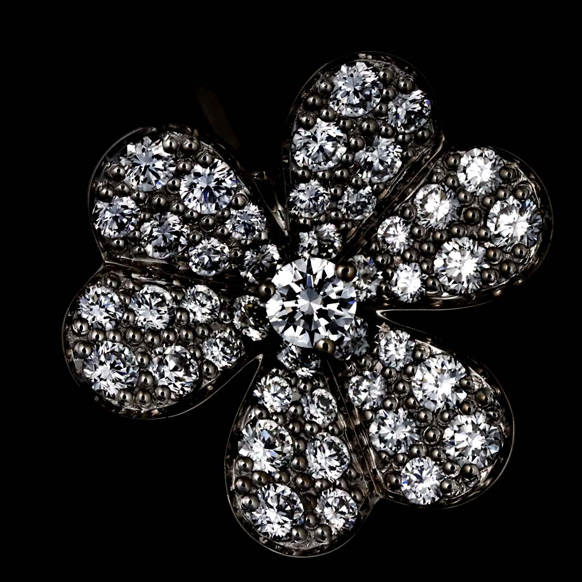 FRIVOLE Diamond Ring 18K WG 750 size51 5.5-5.75(US)