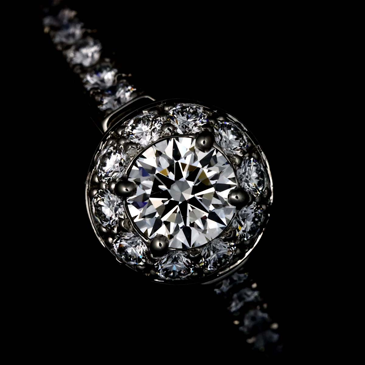 Diamond 0.32ct E/VVS2/3EX Ring Pt size47 4(US)