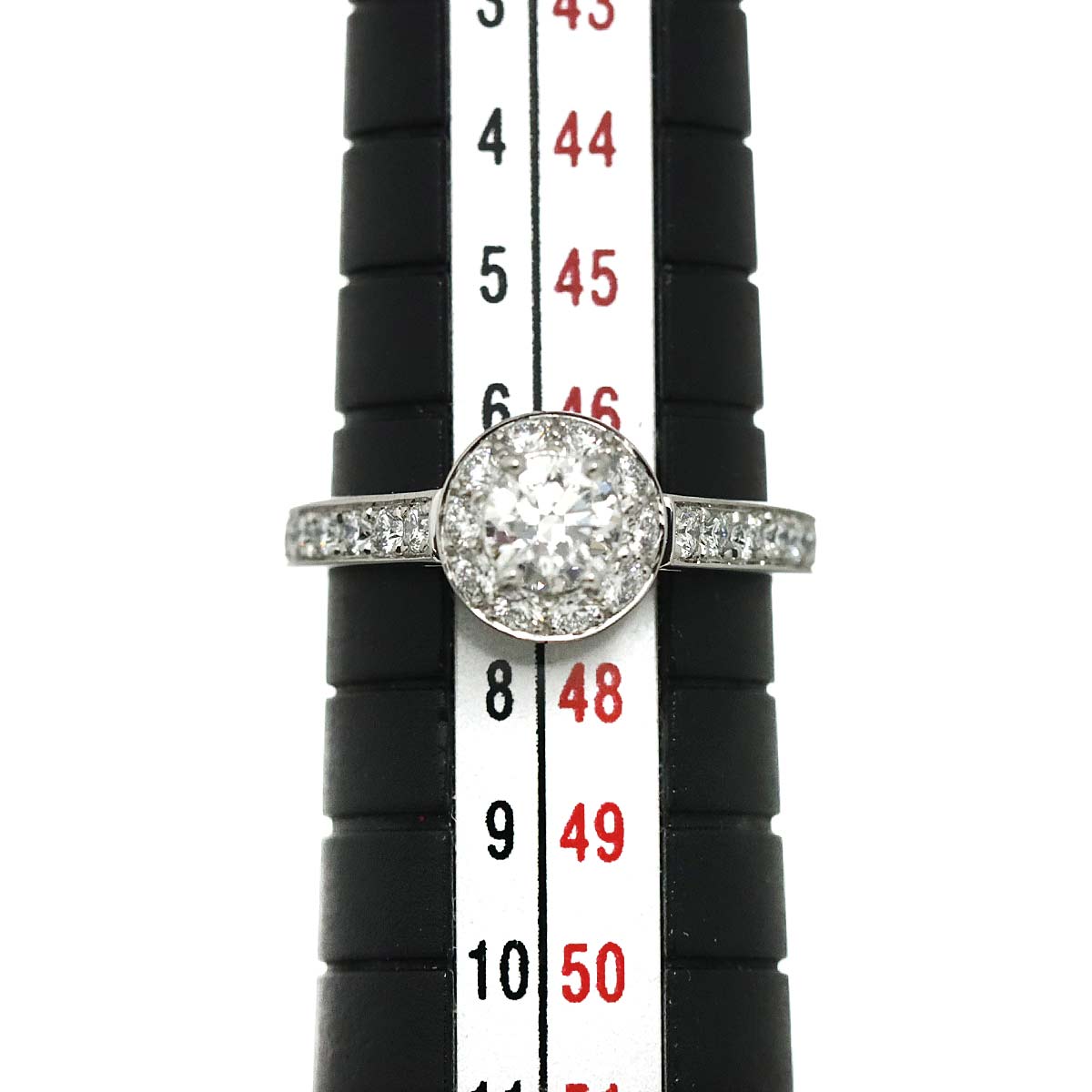 Diamond 0.32ct E/VVS2/3EX Ring Pt size47 4(US)