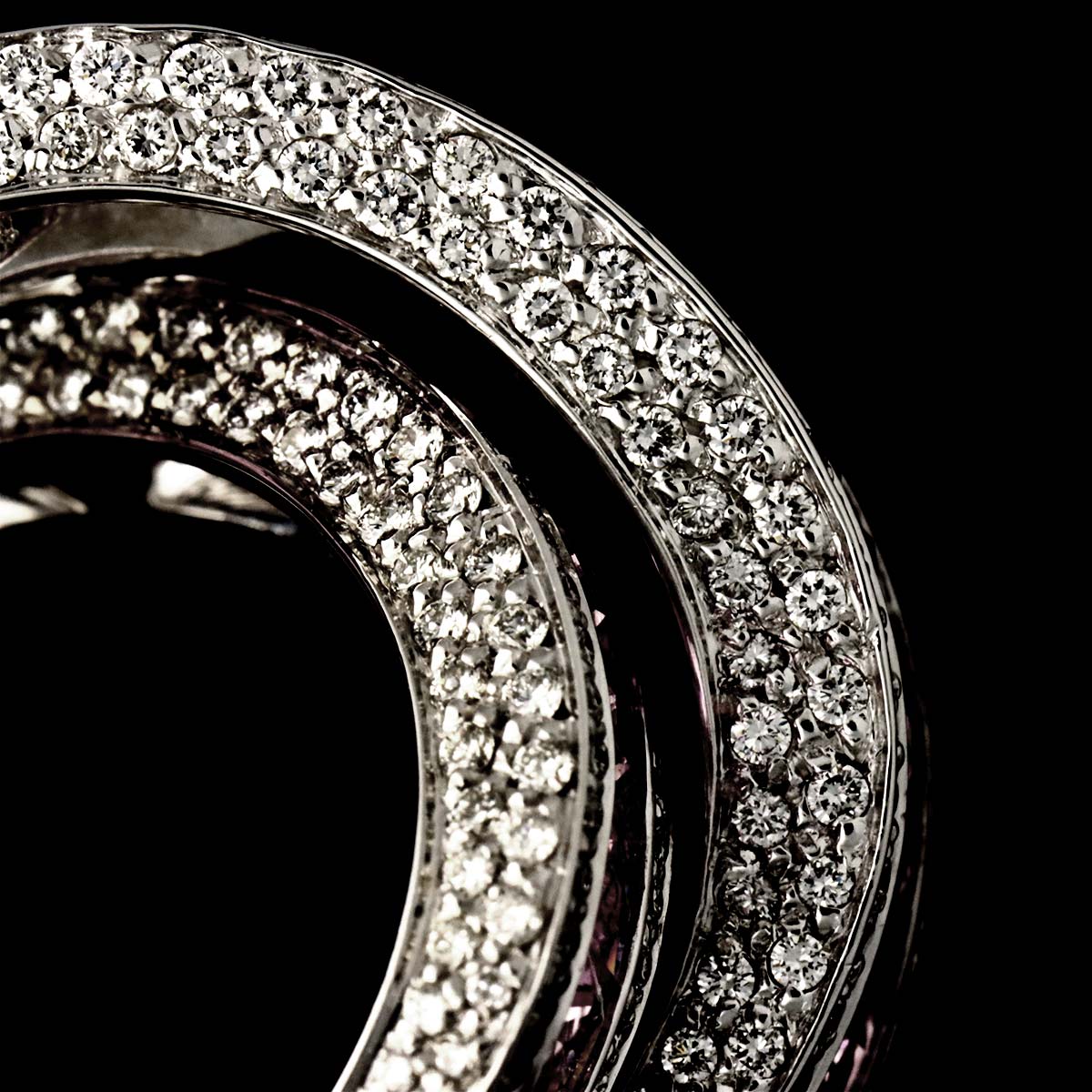 Sapphire 5.95ct Diamond 2.20ct Ring 18K WG Size7.25-7.5US