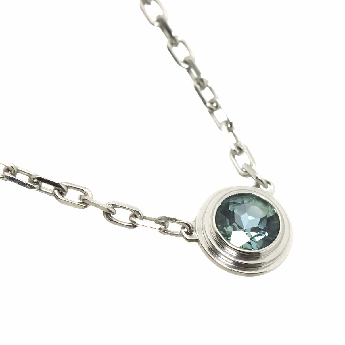 d Amour Sapphire Necklace 18K WG 750