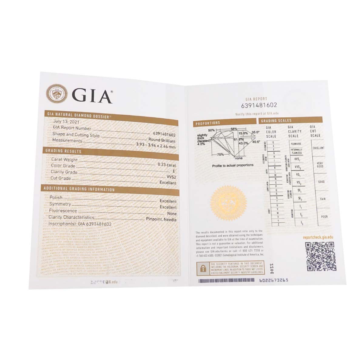 Diamond 0.23ct E/VVS2/3EX Ring Pt Platinum size47 4(US)