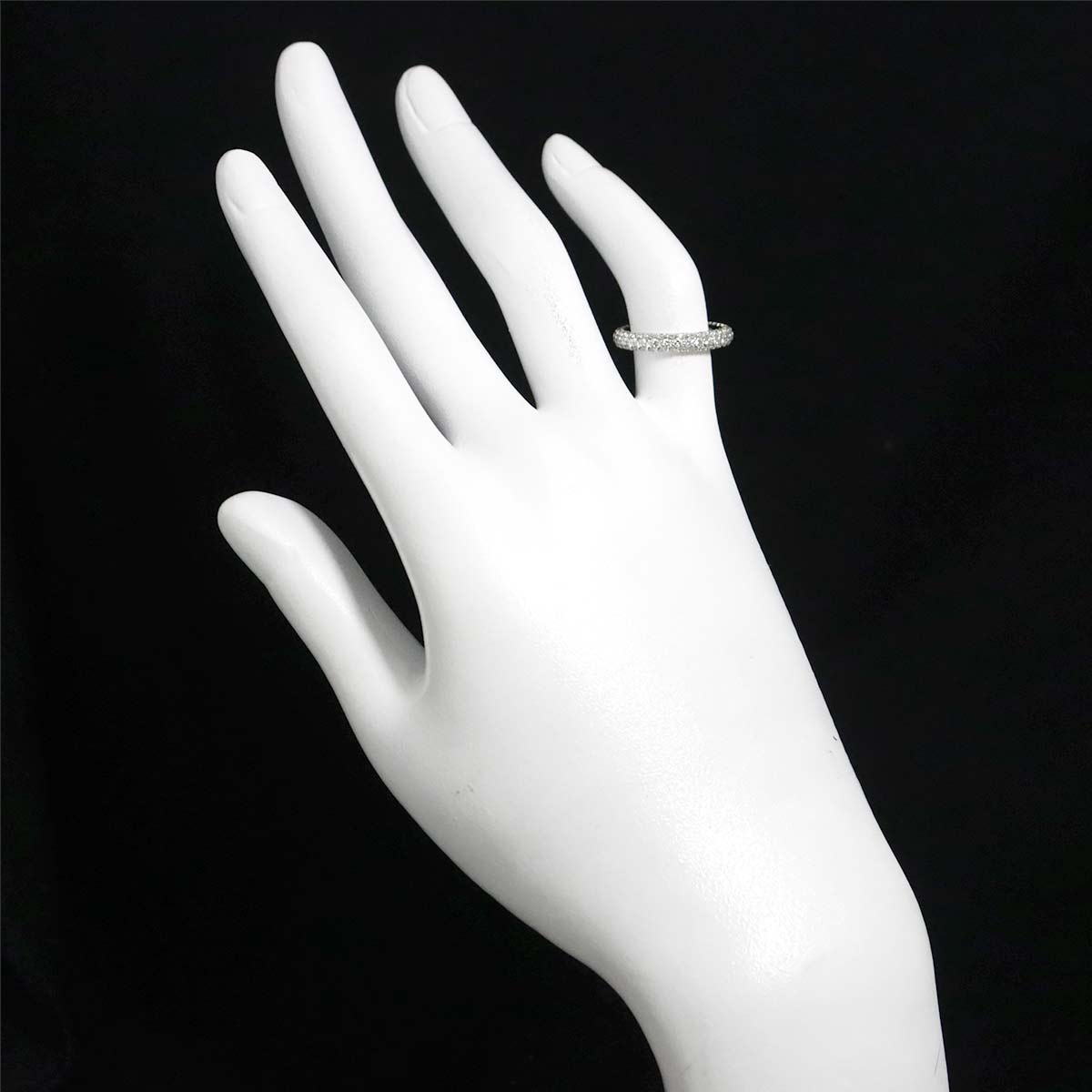 Diamond 1.38ct Ring 18K WG 750 Size3.25(US)