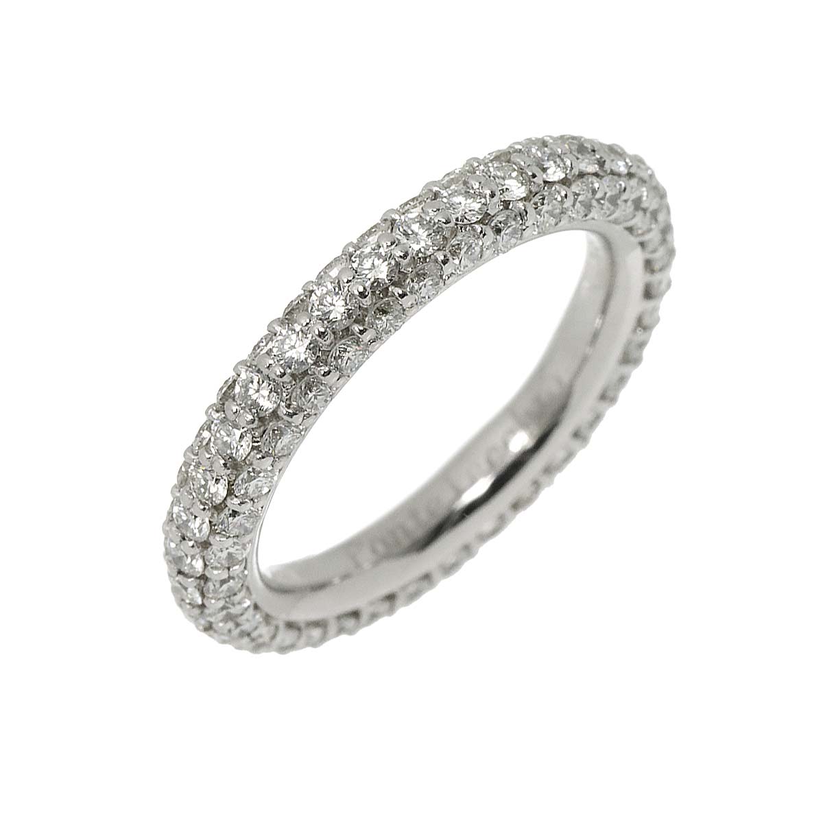 Diamond 1.38ct Ring 18K WG 750 Size3.25(US)