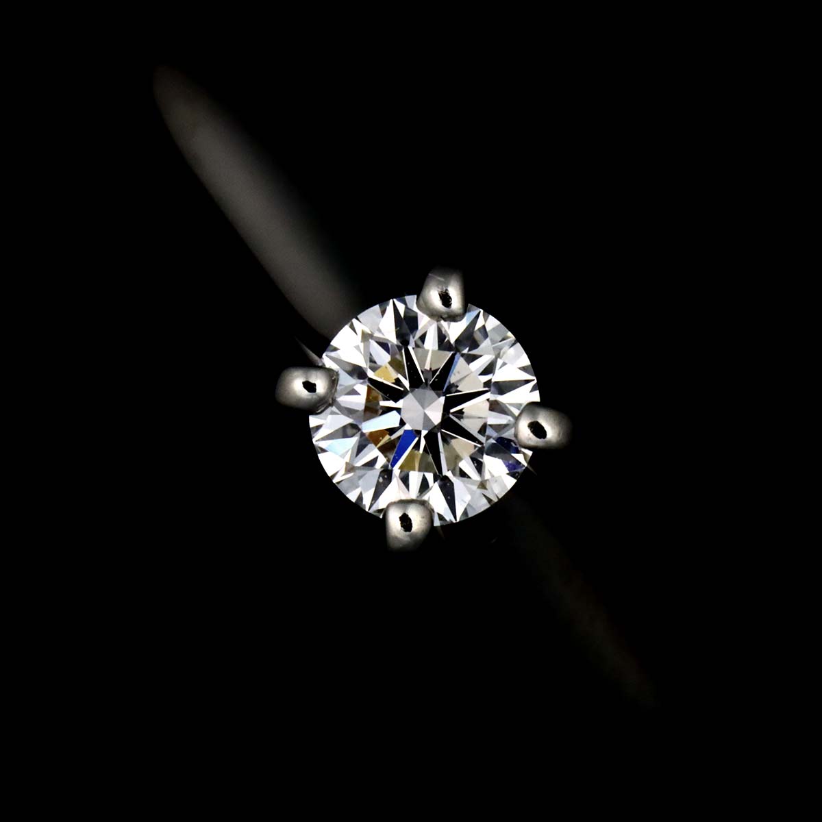 Diamond 0.26ct D/VS1/3EX Ring Platinum size49 4.75-5(US)