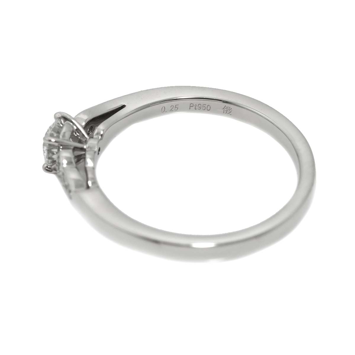 HANAURARA Diamond 0.25ct Ring Platinum Size6(US)