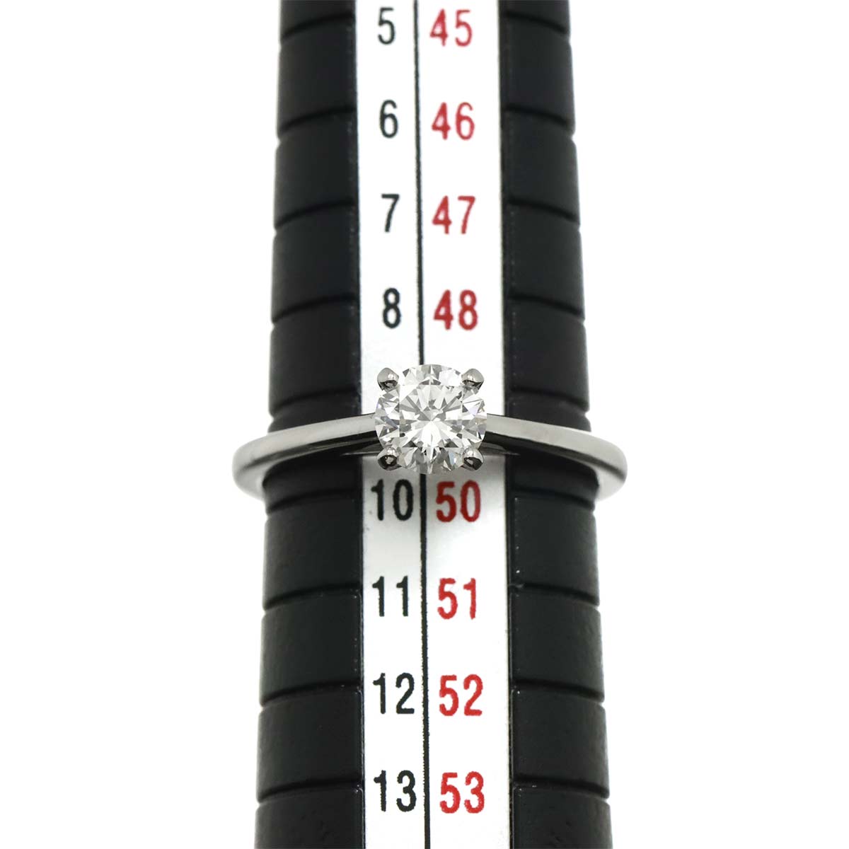 Diamond 0.50ct G/VVS1/3EX Ring Pt Platinum Size5-5.25(US)