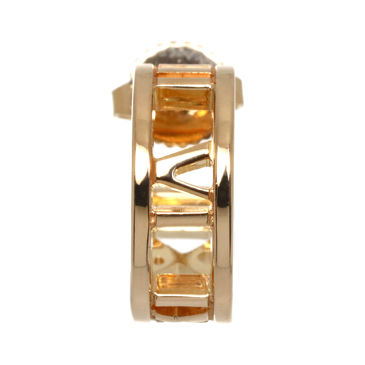 Atlas Earring Pierced 18K PG 750 One Piece only